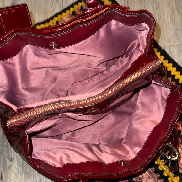 Coach Patent Leather Red Vintage Tote - Picture 6 of 13
